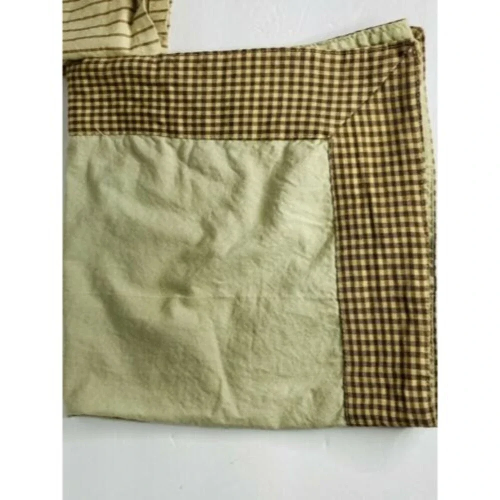 Pier One Imports Set of 3 Napkins Brown Tan Gold Variety Pattern